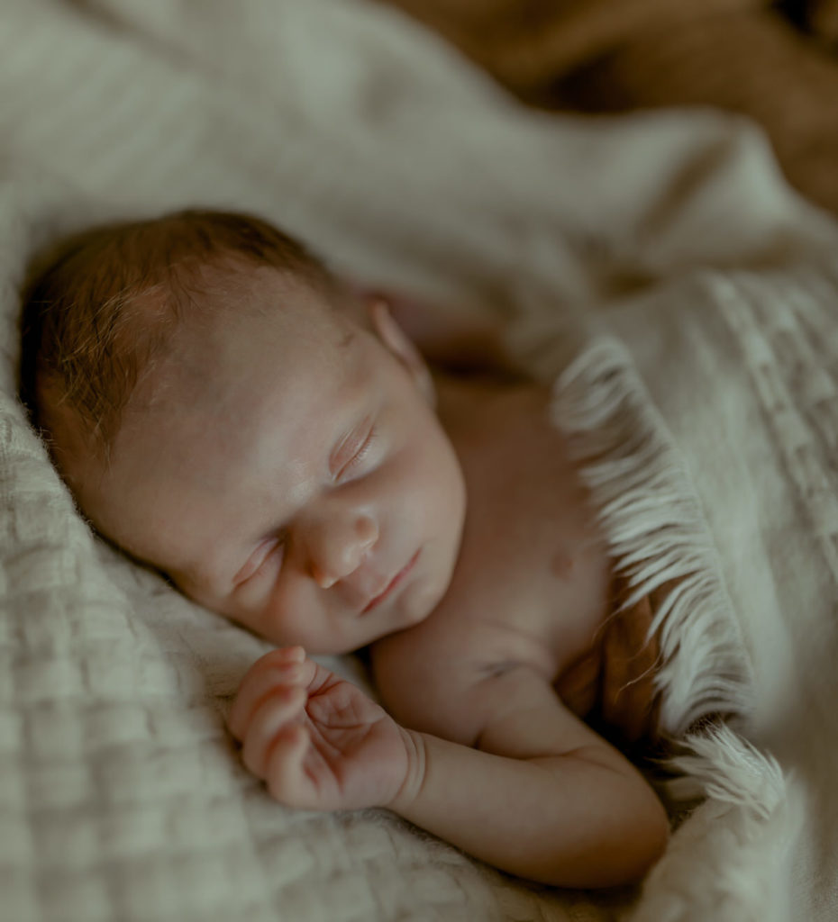 close up of newborn 