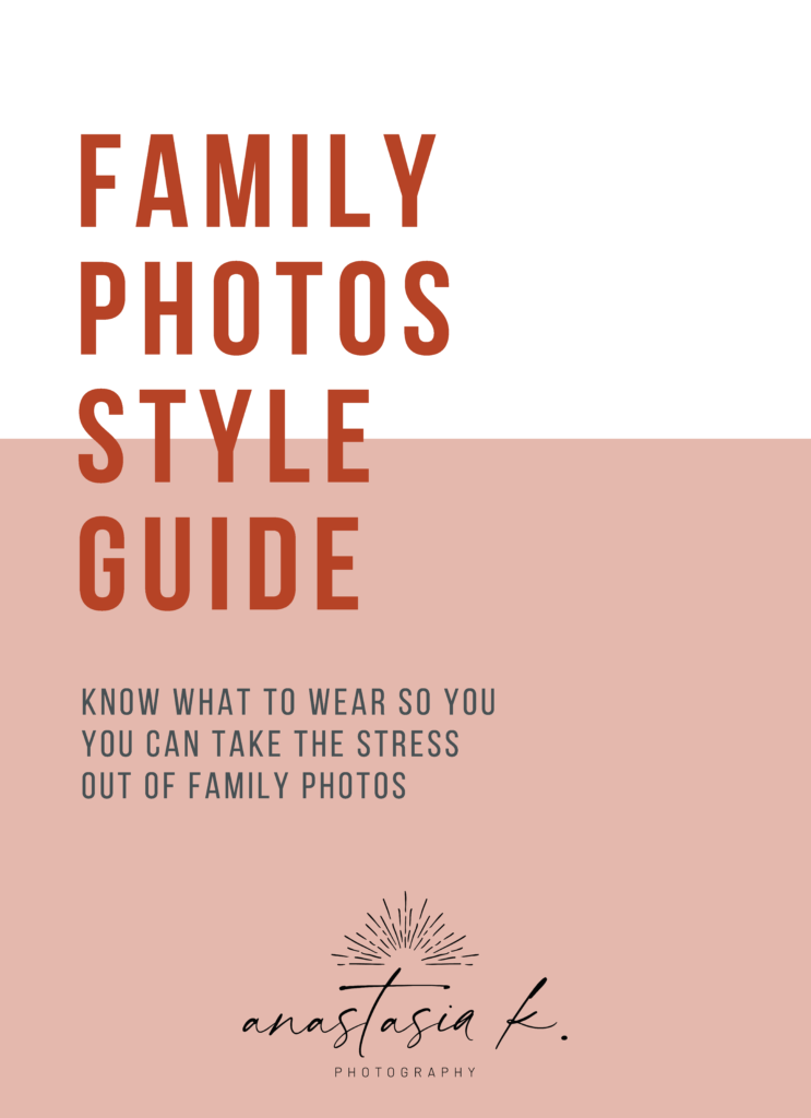 Family photos style guide, NYC family photographer. 