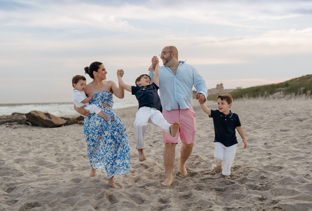 New York family beach photo session